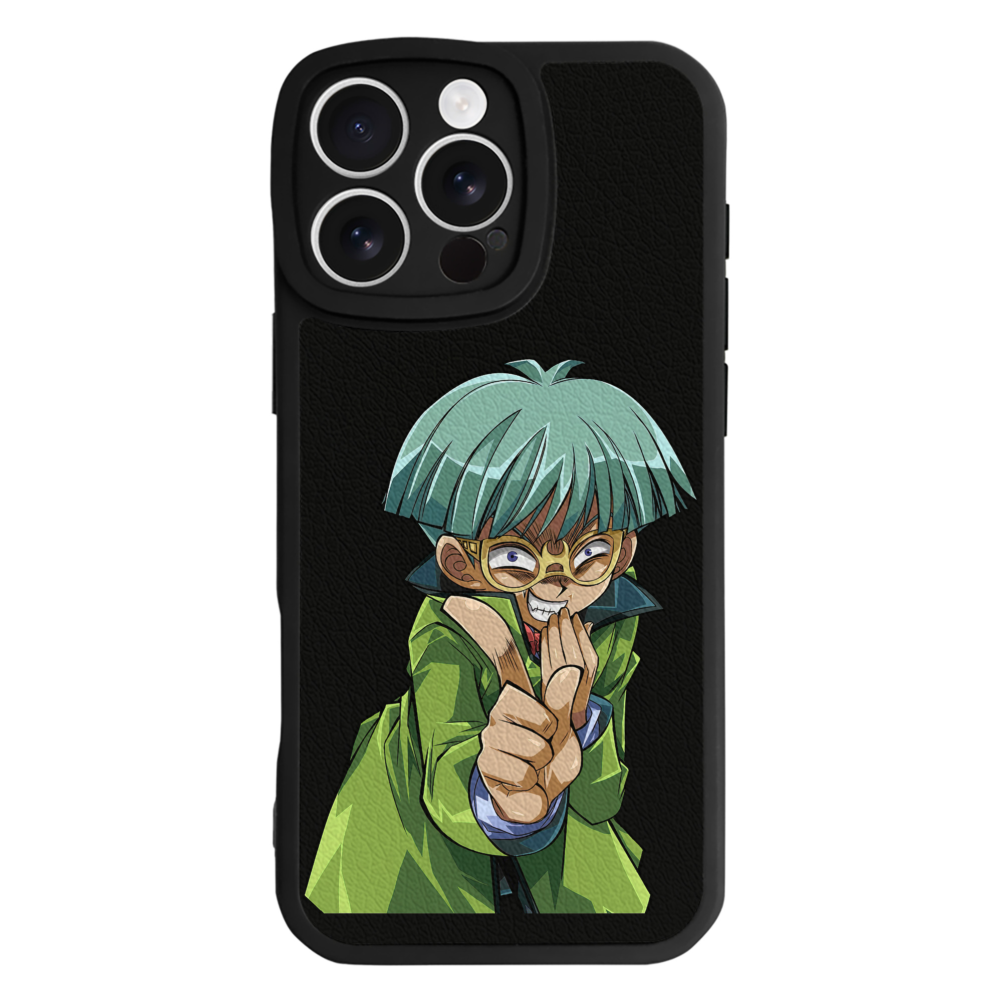 （画像用） 遊☆戯☆王 Yu-Gi-Oh! 【iPhone 16シリーズ対応】シリコンスマホケース（レザー調） 材質：シリコン